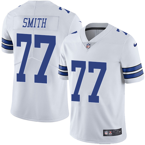 2019 men Dallas Cowboys #77 Smith white Nike Vapor Untouchable Limited NFL Jersey->dallas cowboys->NFL Jersey